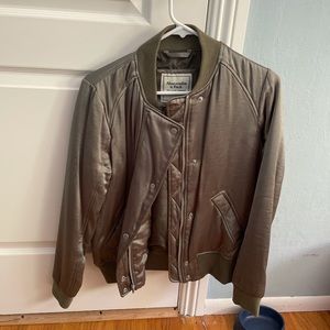 Satin Bomber Jacket